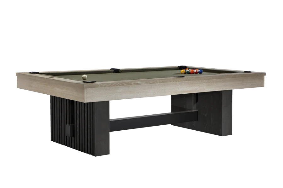 Vancouver 8' Pool Table (Natural Ash & Black Ash)