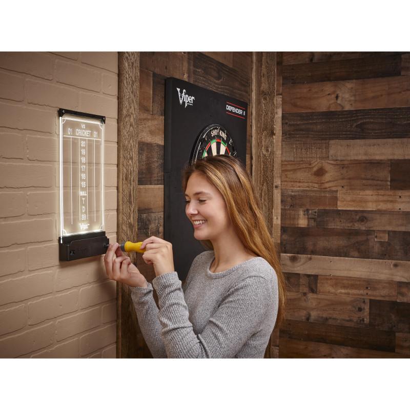 Viper Illumiscore Dart Scoreboard White